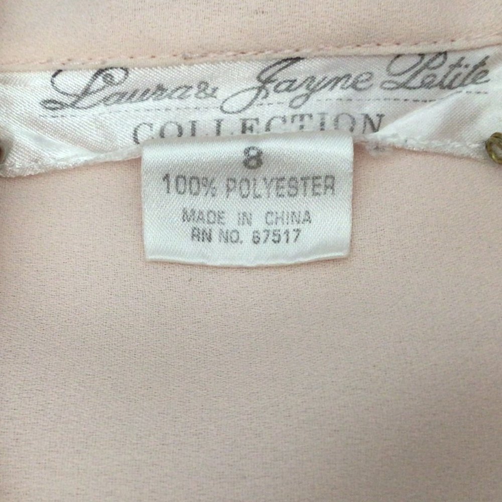 Laura & Jayne Petites - Sheer pastel pink blouse - Picture 5 of 6